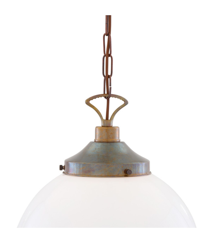 Yerevan 35cm Globe Pendant Antique Brass-3