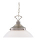 Yerevan 35cm Globe Pendant Antique Silver-3