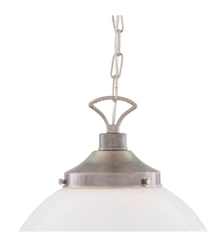 Yerevan 35cm Globe Pendant Antique Silver-3