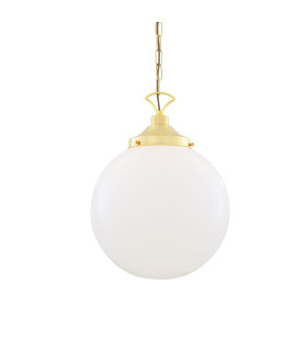 Yerevan 35cm Globe Pendant Polished Brass-2