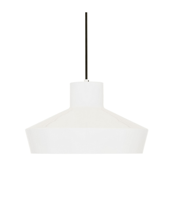 Passion Dome Pendant White & Brushed Brass-2
