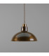 Paris Industrial Dome Pendant Antique Brass-1