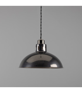 Paris Industrial Dome Pendant Antique Silver-1
