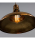Geneva Industrial Dome Pendant Antique Brass-5