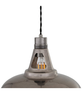Geneva Industrial Dome Pendant Antique Silver-2