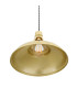 Geneva Industrial Dome Pendant Polished Brass-2