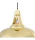 Geneva Industrial Dome Pendant Polished Brass-4