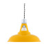Vienna Industrial Dome Pendant Chrome Yellow-2