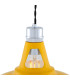 Vienna Industrial Dome Pendant Chrome Yellow-3