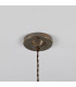 Stanley 20cm Holophane Globe Pendant Antique Brass-5