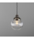 Stanley 20cm Holophane Globe Pendant Antique Silver-2
