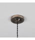 Stanley 20cm Holophane Globe Pendant Antique Silver-5