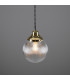 Stanley 20cm Holophane Globe Pendant Polished Brass-3