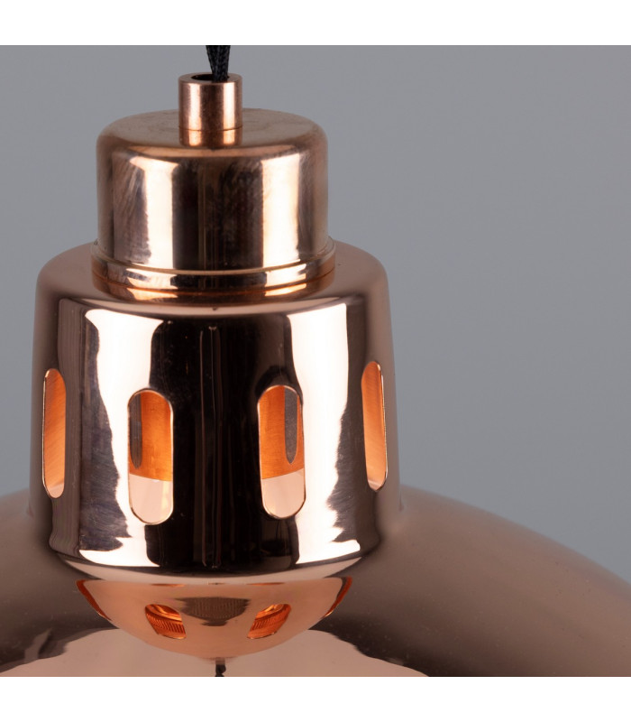 Berlin Vintage Dome Pendant Polished Copper-4