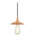 Suva Industrial Dome Pendant Polished Copper-2