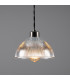 Boston Industrial Holophane Dome Pendant Antique Silver-1