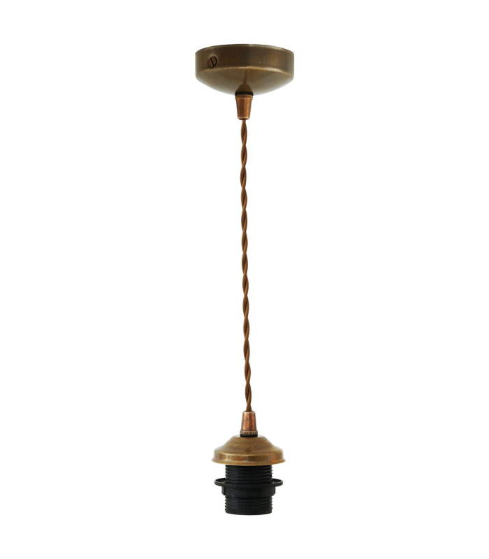 Doha Twisted Suspension Antique Brass-1