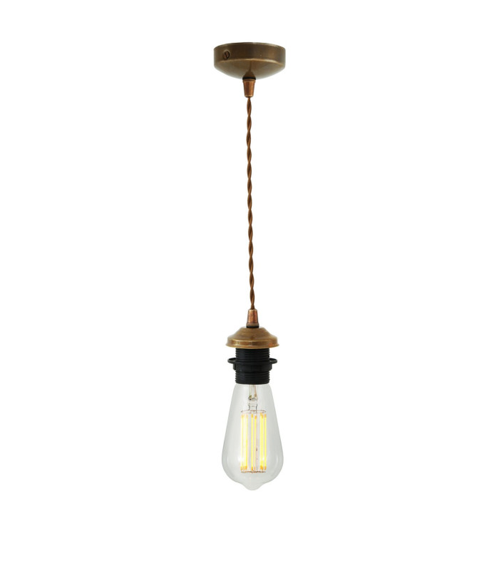 Doha Twisted Suspension Antique Brass-2