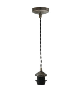 Doha Twisted Suspension Antique Silver