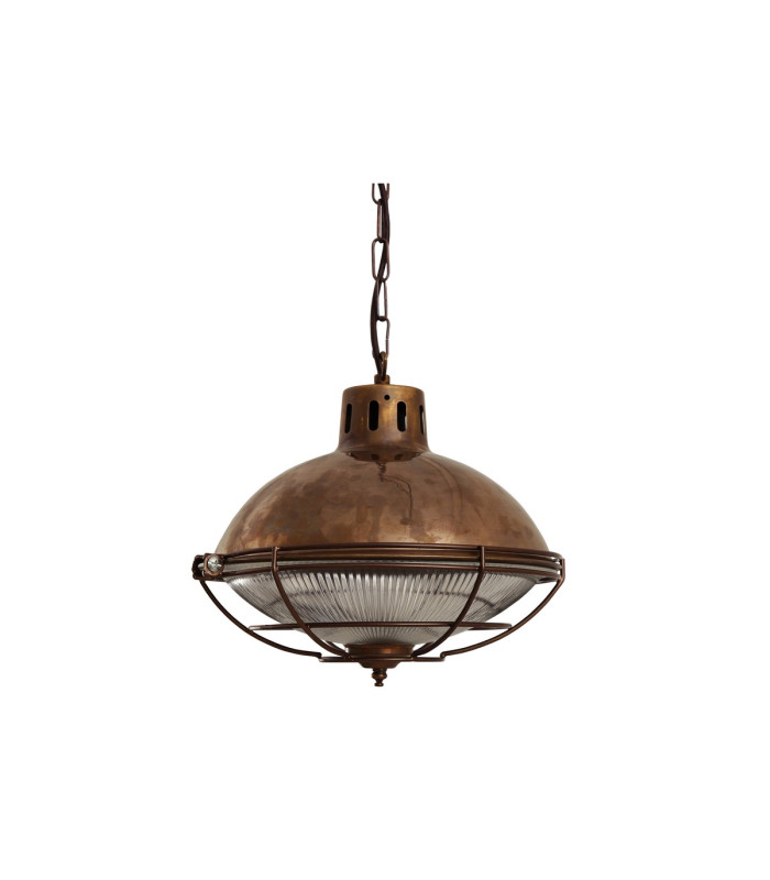 Marlow Cage Dome Pendant Antique Brass Bronze Cage