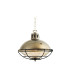Marlow Cage Dome Pendant Antique Silver Black Cage