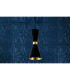 Cairo Pendant Light Polished Brass Matt Black
