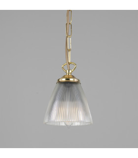 Gadar Dome Pendant Polished Brass-1