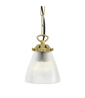 Gadar Dome Pendant Polished Brass-2