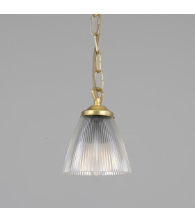 Gadar Dome Pendant Satin Brass-1