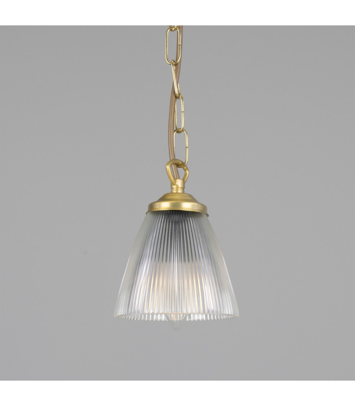Gadar Dome Pendant Satin Brass-1