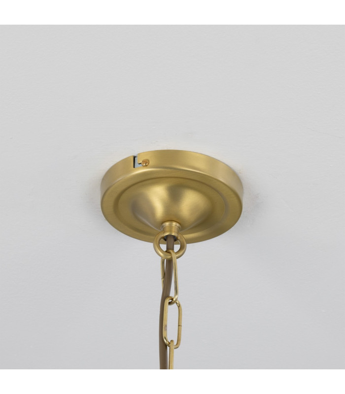 Gadar Dome Pendant Satin Brass-4