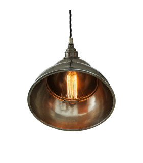 La-Paz Dome Pendant Antique Silver-1