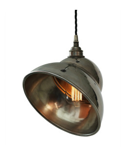 La-Paz Dome Pendant Antique Silver-2