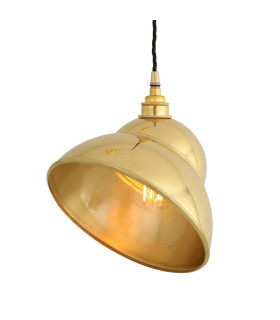 La-Paz Dome Pendant Polished Brass