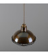 Chester Cage Dome Pendant Antique Brass Black Cage-3