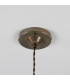 Chester Cage Dome Pendant Antique Brass Black Cage-5