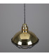 Chester Cage Dome Pendant Polished Brass Black Cage-4
