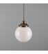 Gentry 20cm Globe Pendant Antique Brass-1