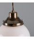 Gentry 20cm Globe Pendant Antique Brass-4
