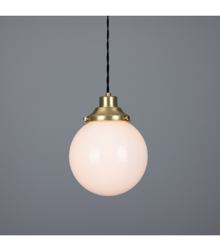 Gentry 20cm Globe Pendant Satin Brass-1