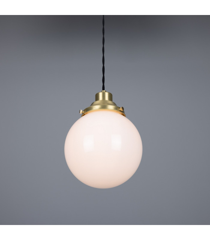 Gentry 20cm Globe Pendant Satin Brass-2