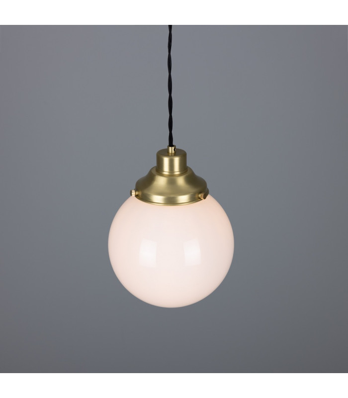 Gentry 20cm Globe Pendant Satin Brass-3