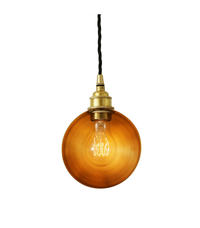 Bogota Quirky Pendant Satin Brass-3