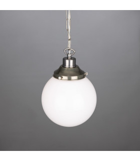 Yerevan 20cm Globe Pendant Antique Silver-2