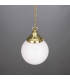 Yerevan 20cm Globe Pendant Polished Brass-2