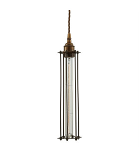 Beirut Pendant Antique Brass Bronze Cage-2