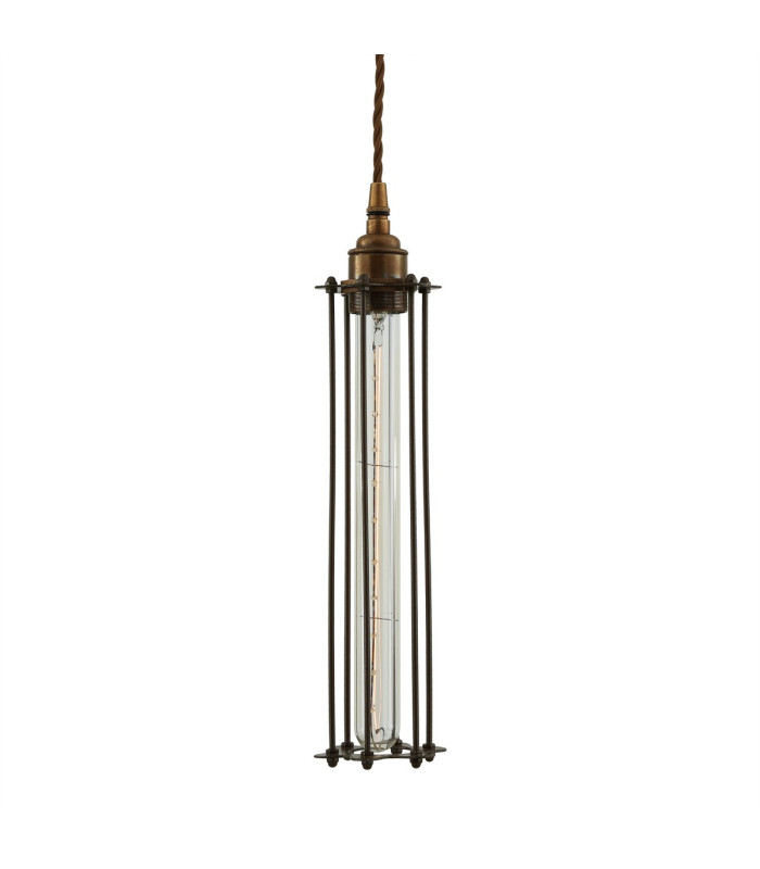 Beirut Pendant Antique Brass Bronze Cage-2