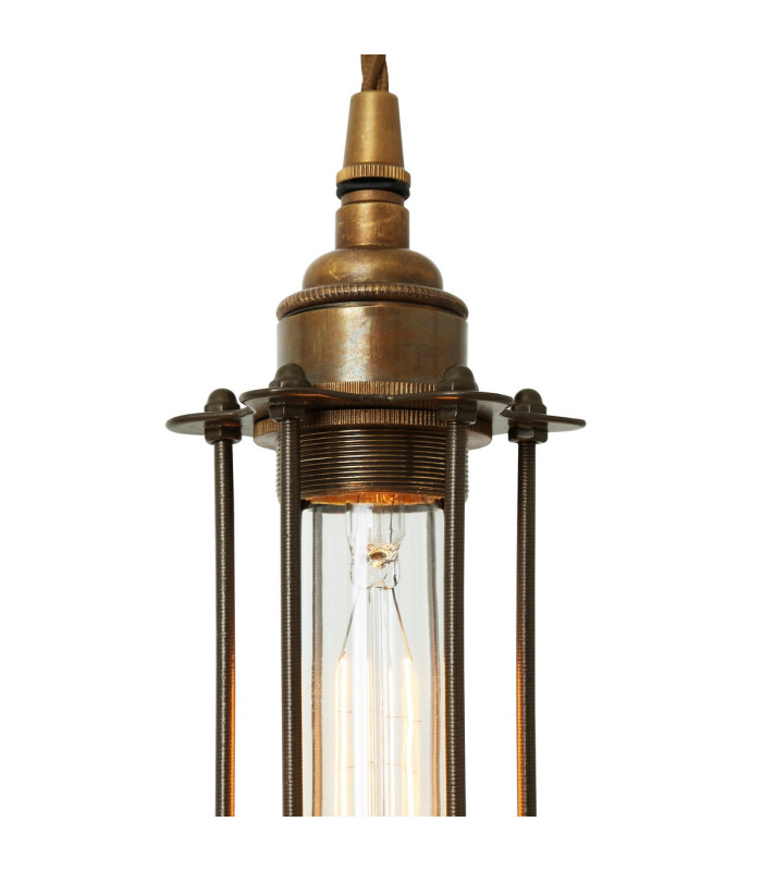 Beirut Pendant Antique Brass Bronze Cage-3