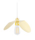 Dodoma Pendant Light Polished Brass White Cable-1