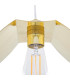 Dodoma Pendant Light Polished Brass White Cable-3
